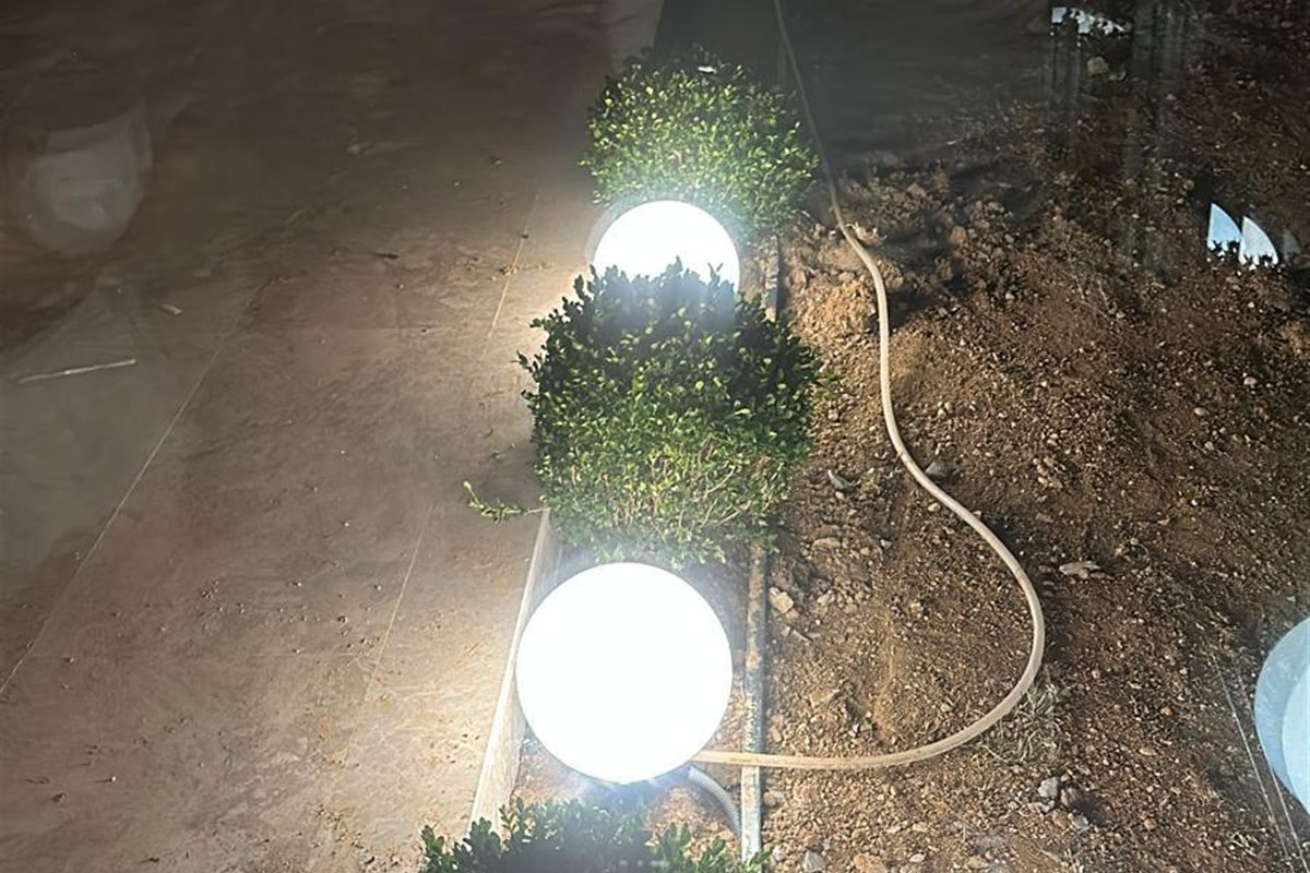 Bahçe aydınlatma montajı ve dış mekan elektrik uygulaması