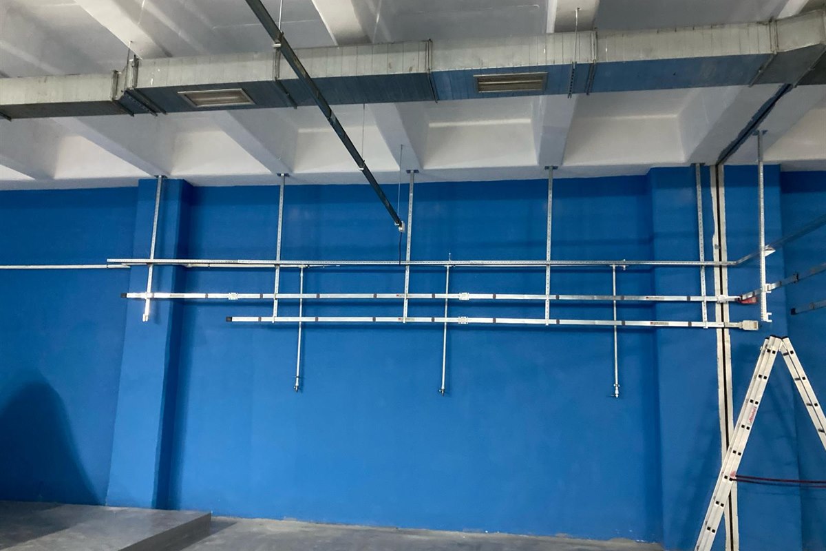 Kablo tavası montajı ve elektrik altyapı güzergahı
